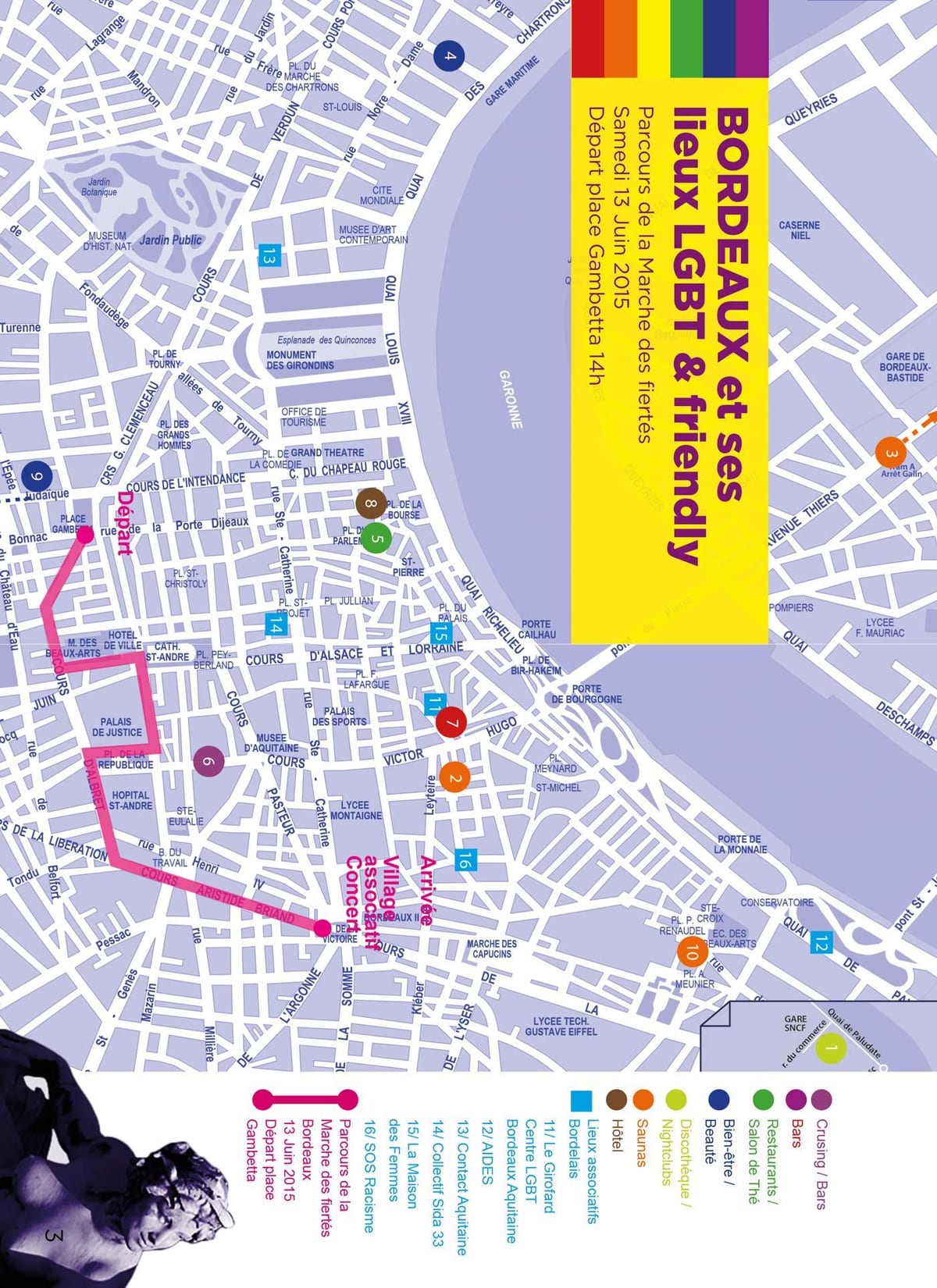 mapa Bordeaux gay mapu