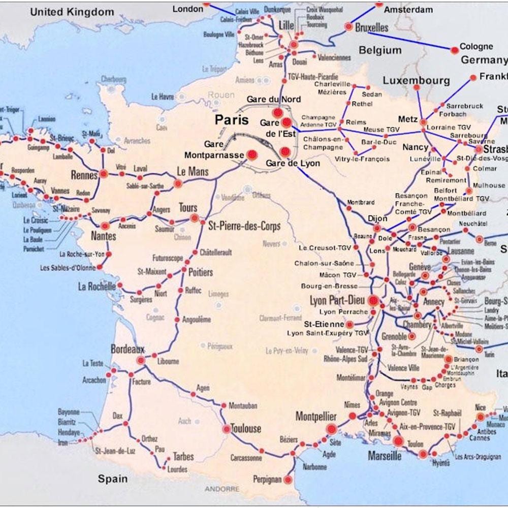 Bordeaux, město, tramvaj mapa