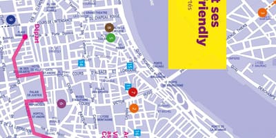 Mapa Bordeaux gay mapu
