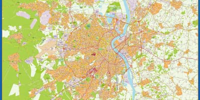 Mapa obchodu Bordeaux