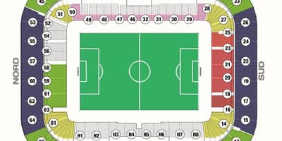 Mapa Bordeaux stadium