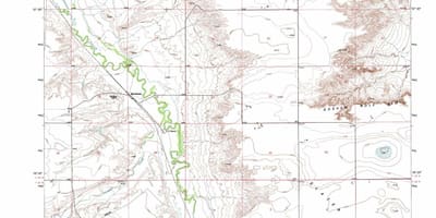 Mapa Bordeaux topografické 
